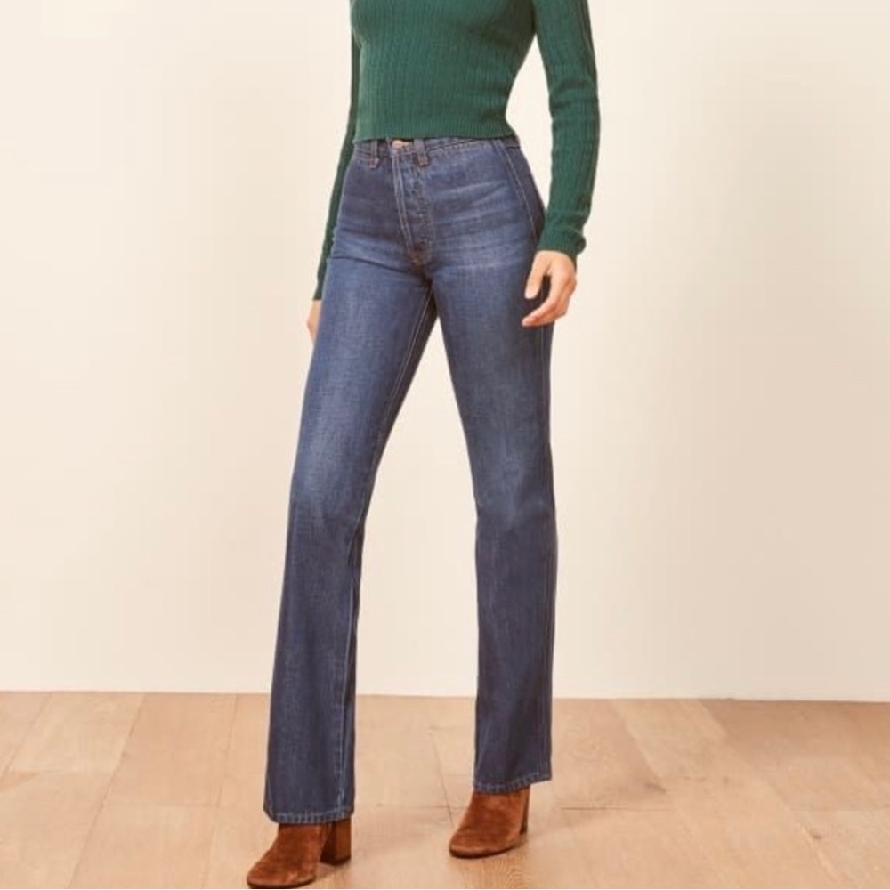 REFORMATION Charlie Bootcut Jean, Gently used